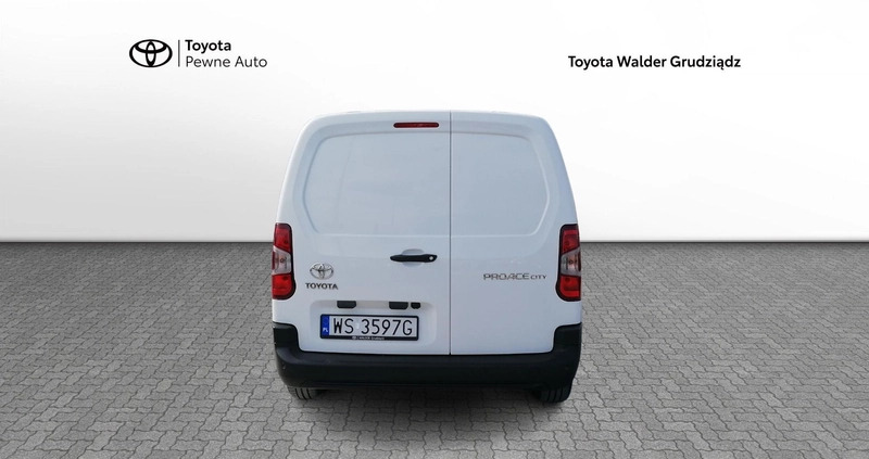 Toyota Proace City cena 94900 przebieg: 75529, rok produkcji 2022 z Grudziądz małe 154